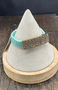 Barse Magnetic Bracelet- Leather & Bronze- NWT